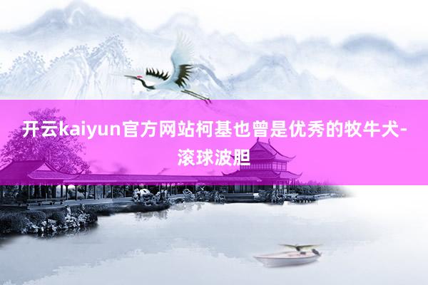 开云kaiyun官方网站柯基也曾是优秀的牧牛犬-滚球波胆