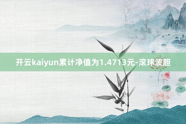 开云kaiyun累计净值为1.4713元-滚球波胆