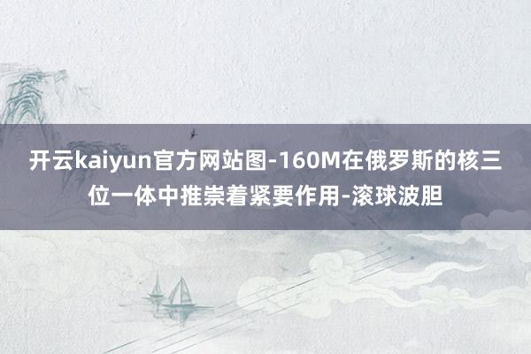 开云kaiyun官方网站图-160M在俄罗斯的核三位一体中推崇着紧要作用-滚球波胆