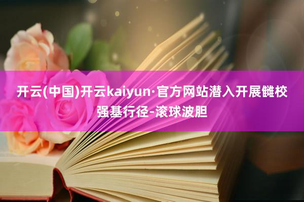 开云(中国)开云kaiyun·官方网站潜入开展雠校强基行径-滚球波胆
