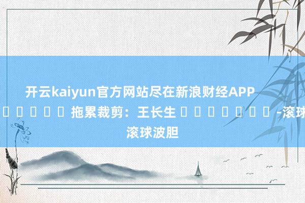 开云kaiyun官方网站尽在新浪财经APP 拖累裁剪:王长生 -滚球波胆
